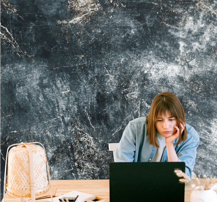 Mural de textura superficie oscura texturizada - TenVinilo