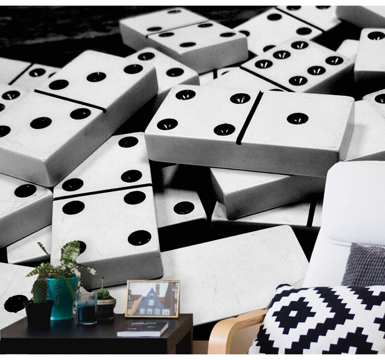 Mural de vehículos piezas de juego clásicas - TenVinilo