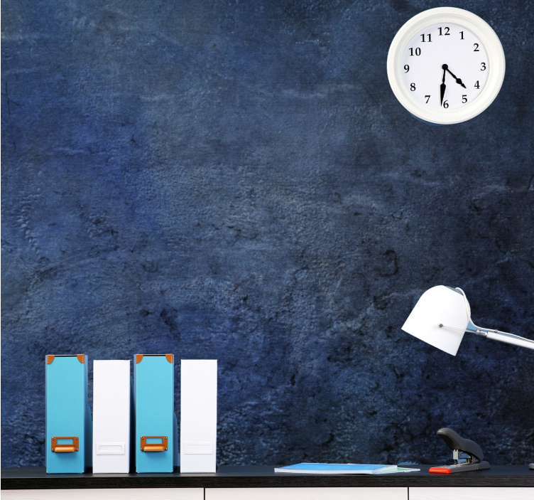 Fotomural texturas Hormigón de estilo industrial azul - TenVinilo