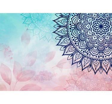 Fotomural de mandalas Mandala bohemio - TenVinilo