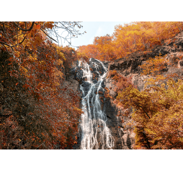Mural de cascada agua majestuosa fluyendo - TenVinilo