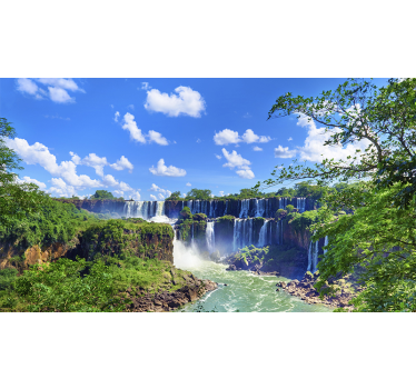 Mural de cascada escena majestuosa - TenVinilo