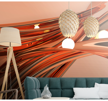 Foto mural 3d Elegante patrón de cuencos - TenVinilo