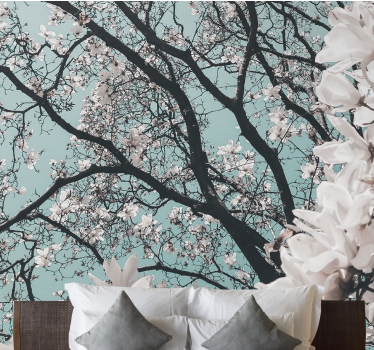 Fotomural de flores Flor de cerezo japonés - TenVinilo