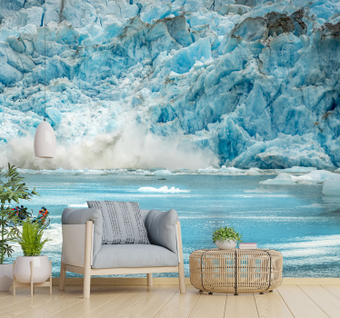 Mural de pared mar de hielo de Alaska - TenVinilo
