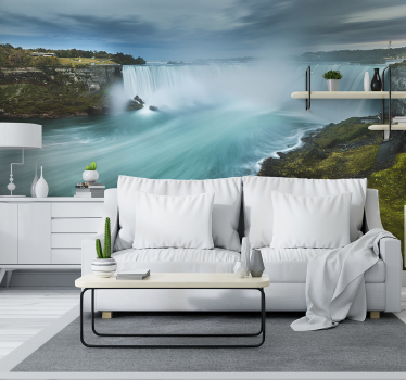 Papel mural pared cascada del Niagara - TenVinilo