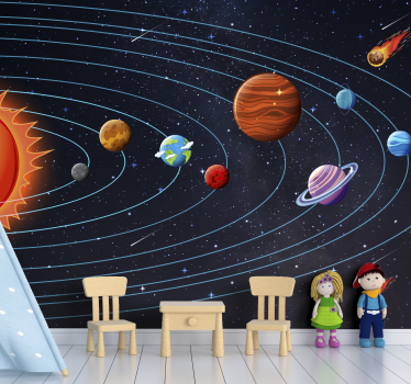 Fotomurales infantiles Animación de lugar para niños - TenVinilo