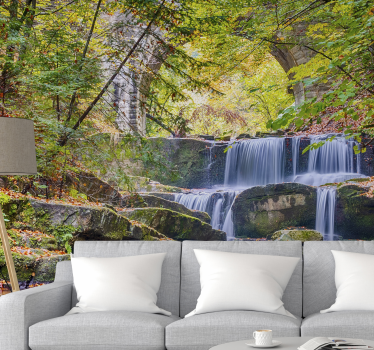Mural de cascada cascadas de agua serena - TenVinilo