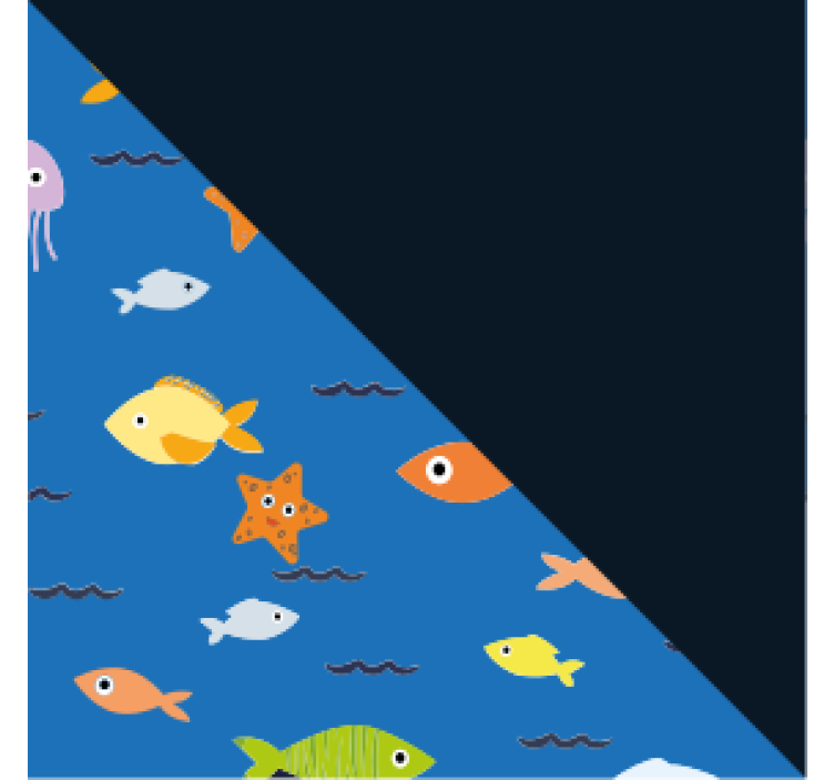 Pequeños peces de colores más posavasos - TenVinilo