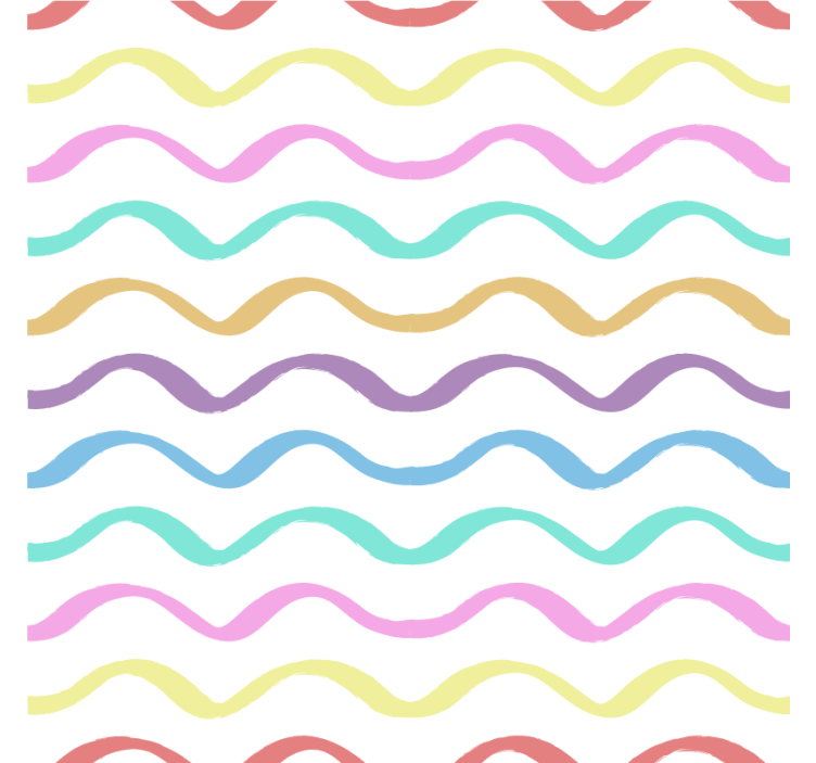 Portavasos motivo curvo vibrante - TenVinilo