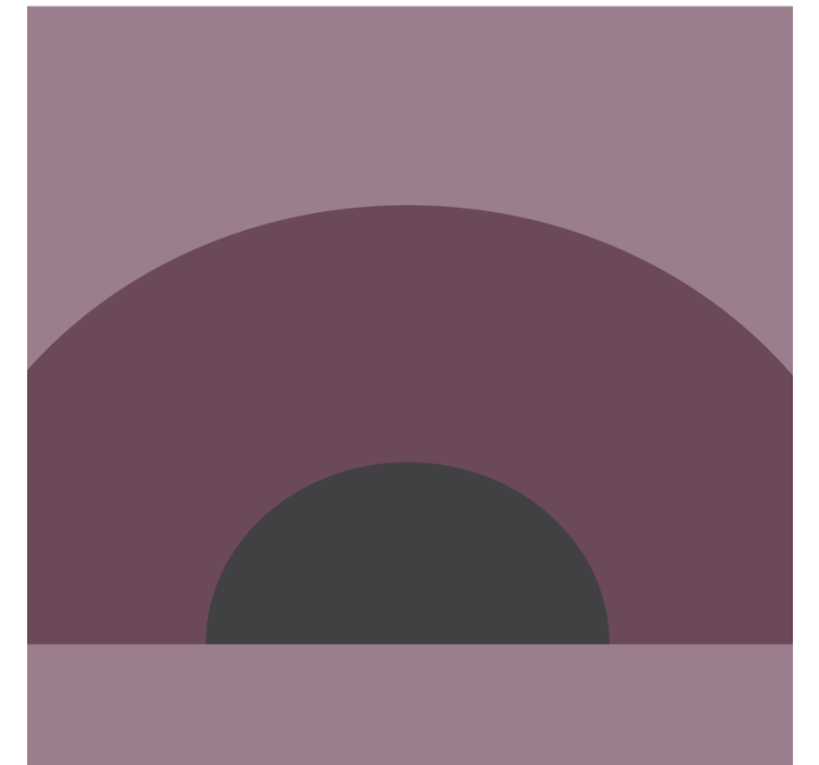 Portavasos diseño curvado en capas - TenVinilo