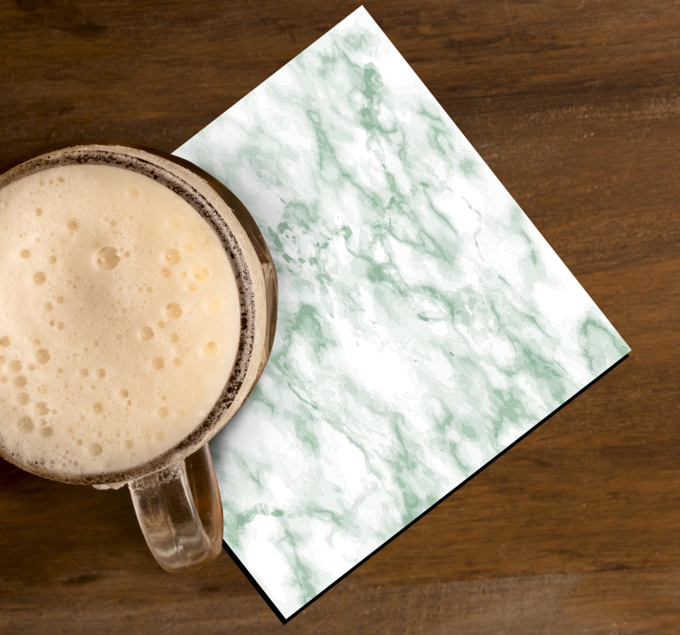 Posavasos textura mármol verde - TenVinilo