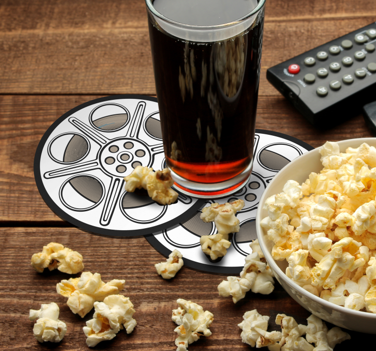 Posavasos vintage Rollo de película de cine - TenVinilo