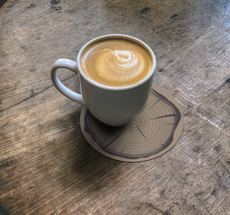 Posavasos vintage Tronco de arbol - TenVinilo