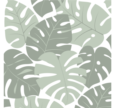 Portavasos patrones de monstera frondosa - TenVinilo