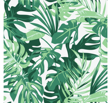 Portavasos inspiración hoja tropical - TenVinilo