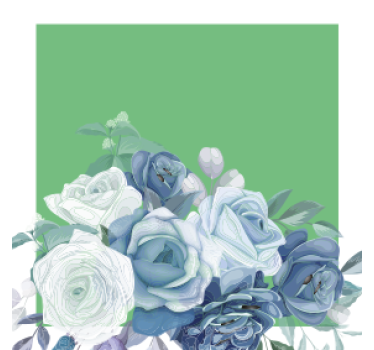 Portavasos boda arreglo floral elegante - TenVinilo