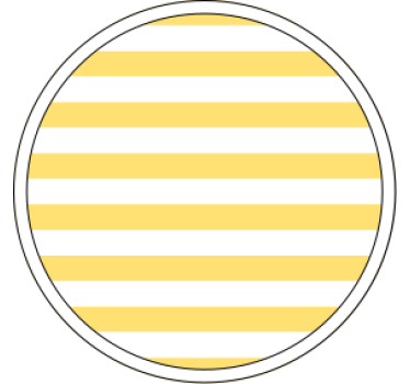 Portavasos patrón amarillo rayado - TenVinilo