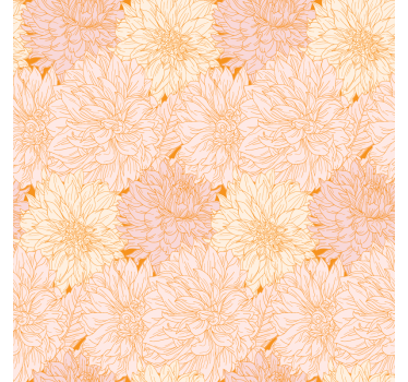 Portavasos diseño floral arreglos - TenVinilo