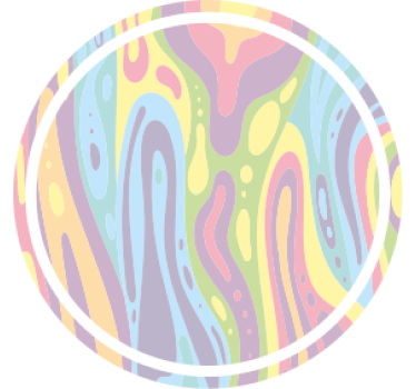 Portavasos patrón ondulado en pastel - TenVinilo