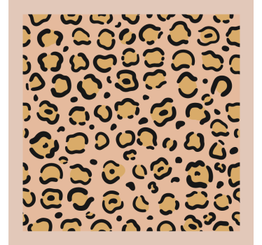 Portavasos con motivo de leopardo - TenVinilo