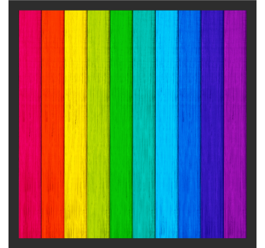 Portavasos rayas de color vibrante - TenVinilo
