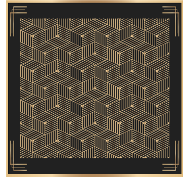 Portavasos motivo de hoja geométrica - TenVinilo