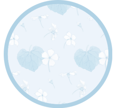 Portavasos con superficie de estampado floral - TenVinilo