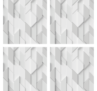 Portavasos diseño en relieve geométrico - TenVinilo
