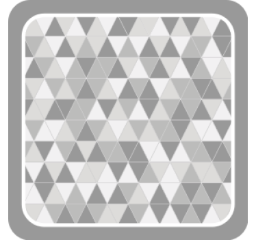 Portavasos patrón triangular geométrico - TenVinilo