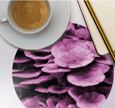 Portavasos patrón floral texturizado - TenVinilo