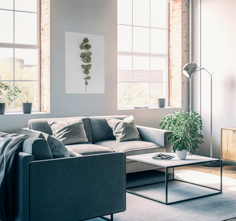 Poster árboles hojas de eucalipto - TenVinilo