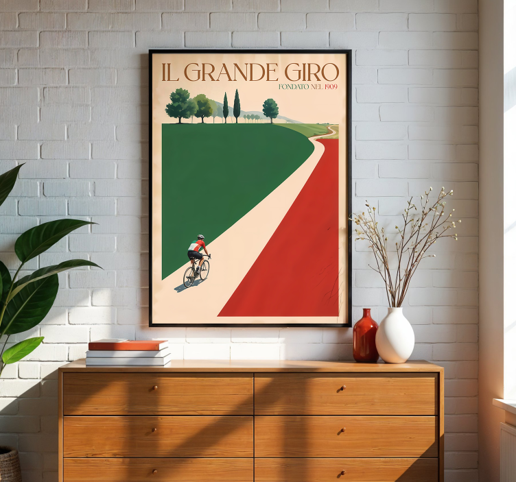 Poster ciclismo il grande giro - TenVinilo