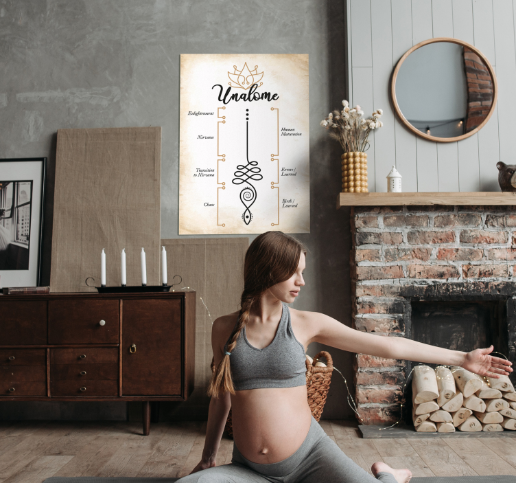 Poster zen significado unalome - TenVinilo