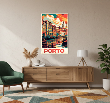 Poster ciudades oporto póster vintage - TenVinilo