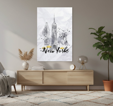 Poster ciudades skyline nueva york - TenVinilo