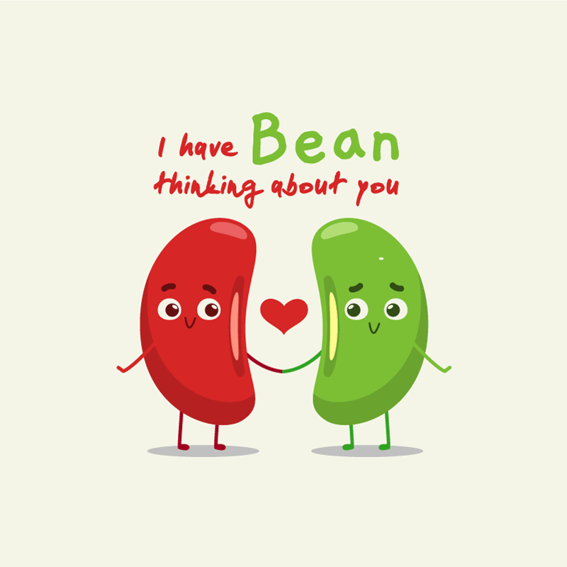 Poster cocina frase divertida con frijoles - TenVinilo