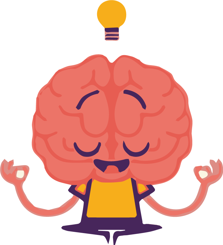 Poster oficina cerebro zen - TenVinilo