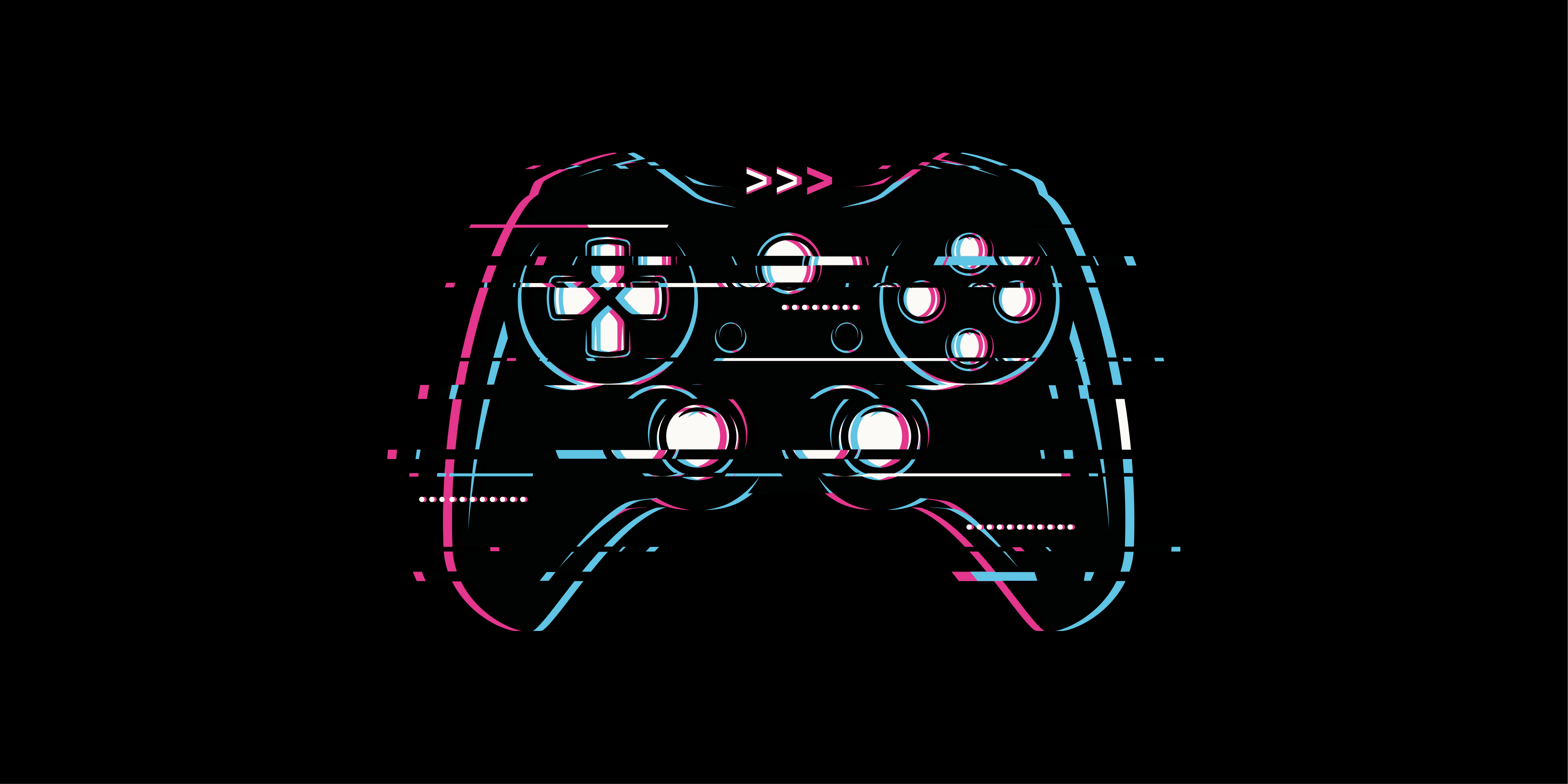 Poster videojuego gráfico de mando roto - TenVinilo