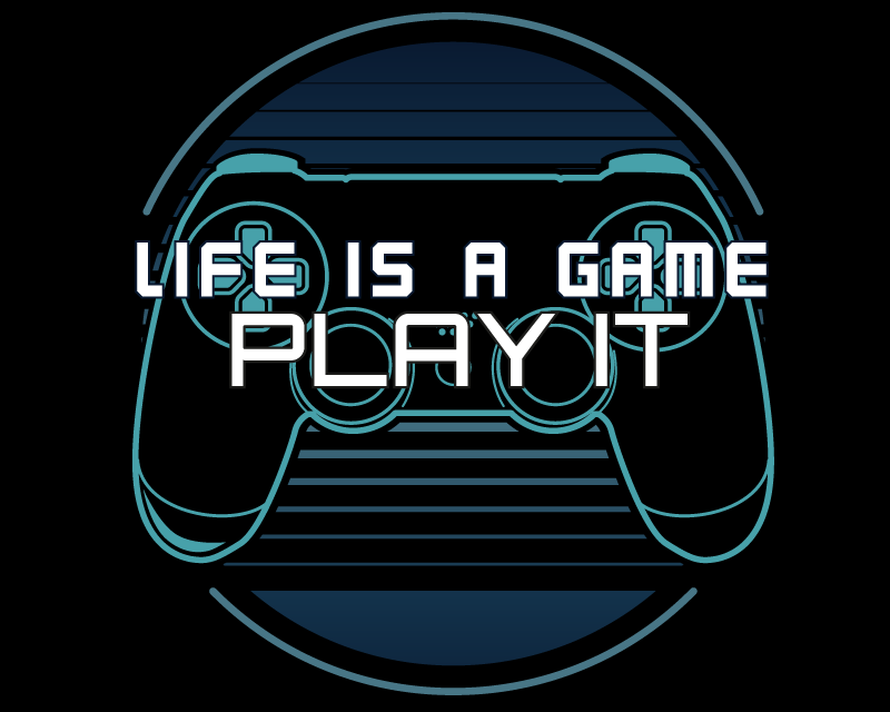Poster videojuego la vida es un juego - TenVinilo