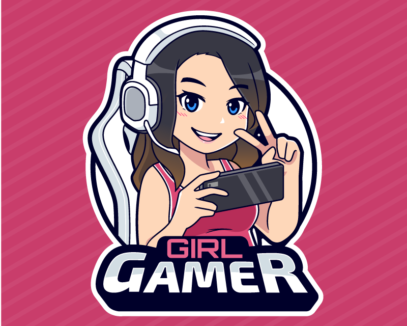 Poster videojuego chica gamer - TenVinilo