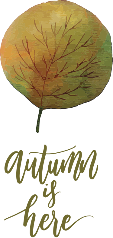 Poster árboles vinilos otoño ha llegado - TenVinilo