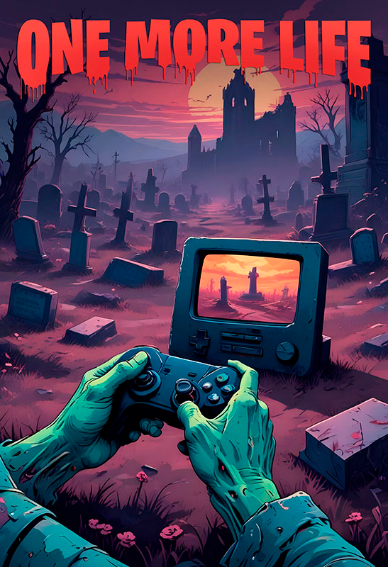 Poster videojuego una vida más - TenVinilo