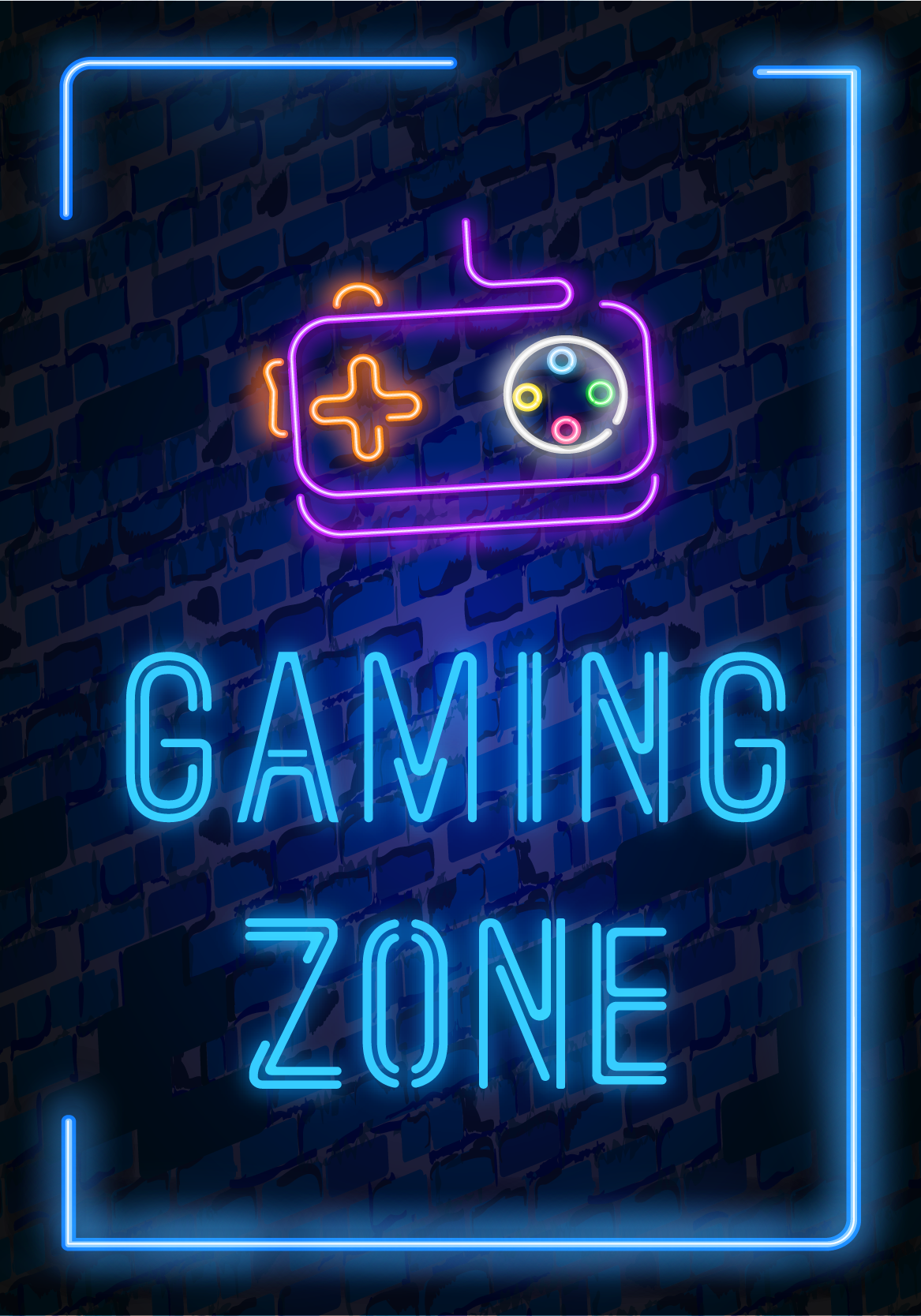 Poster videojuego zona gamer - TenVinilo