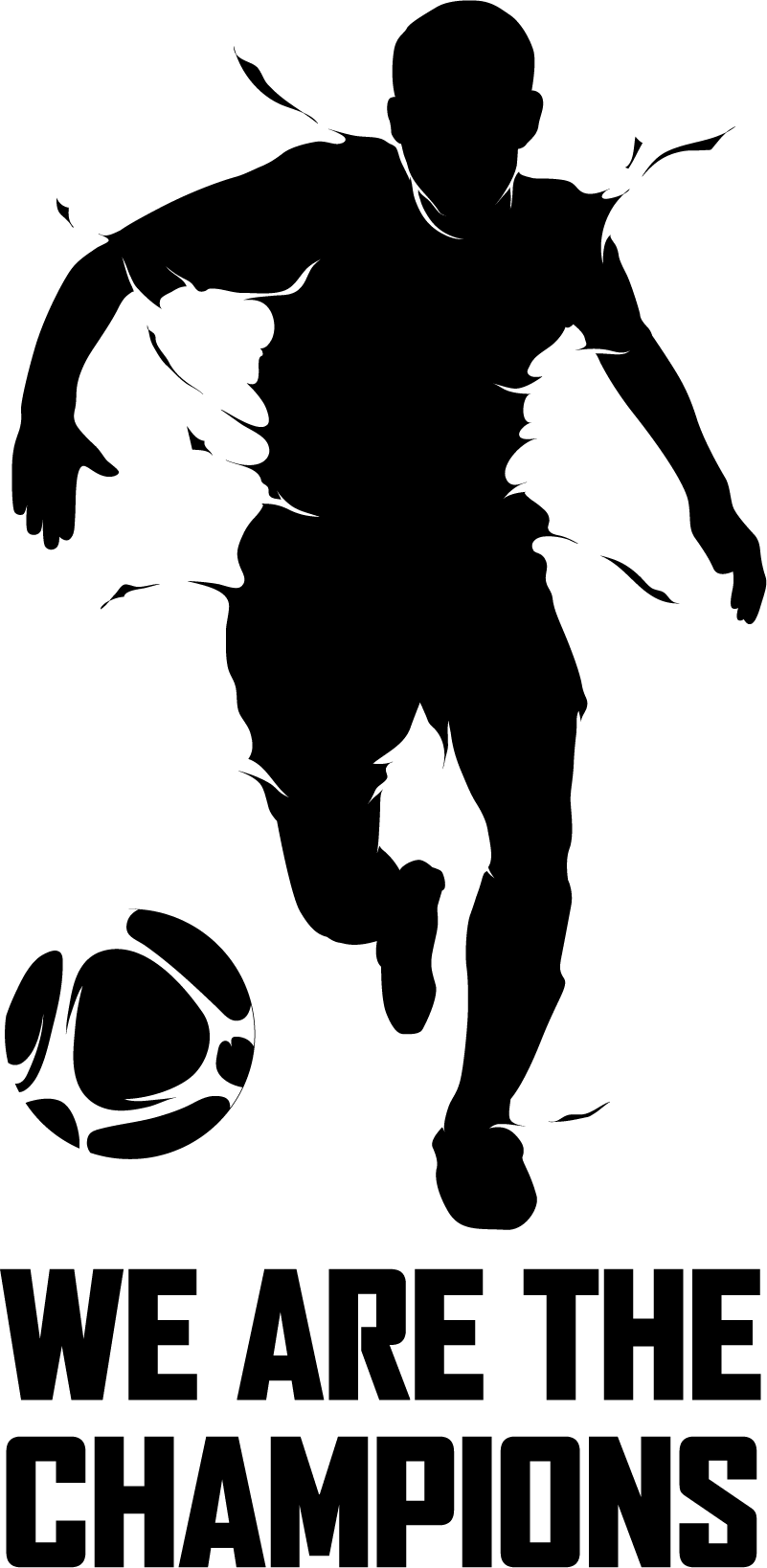 Poster fútbol somos los campeones del mundo - TenVinilo