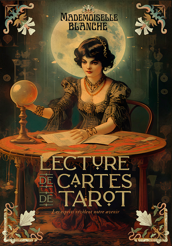 Poster vintage lecturas de tarot - TenVinilo