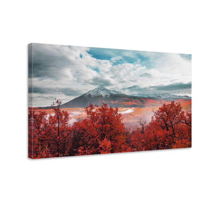 Cuadro paisajes vista majestuosa de montañas - TenVinilo