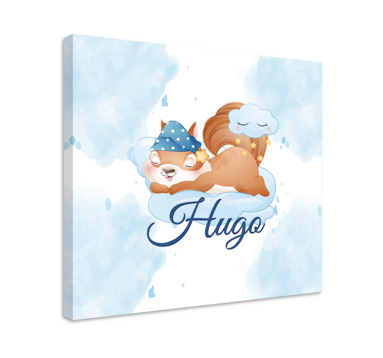 Persiana enrollable animales ardilla soñando tiernamente - TenVinilo