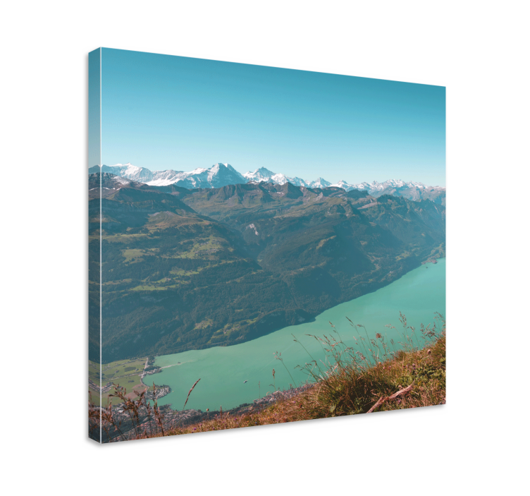 Cuadro paisajes vista de montaña serena - TenVinilo