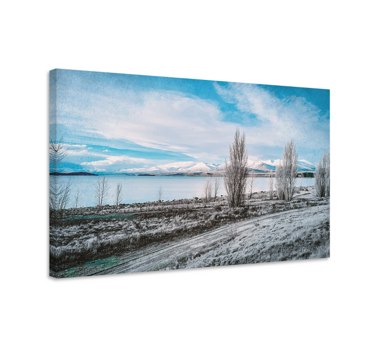 Cuadro paisajes lago sereno - TenVinilo